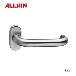 Modern Design Stainless Steel Hollow Handle Wooden Door Lever for Hotel Use - Product Image 2