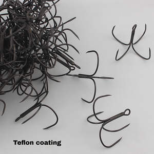 Ensemble de quatre hameçons, Hameçon de pêche en mer profonde type Katana, Hameçon à quatre griffes agrandi, Hameçon jig sans ardillon, Hameçon de pêche en mer pour calamar par zuol - Product Image 1