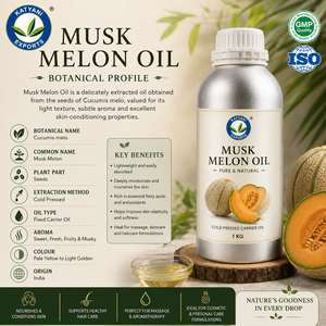 Huile de graines de melon à l'arôme doux et noisetté pour la fabrication de savon, huile végétale naturelle pressée à froid de Cucumis Melo pour les produits de bain et de soin corporel - Product Image 2