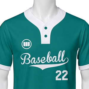 Custom Baseball Jerseys Premium <b>Heat</b>-Transfer Printed Short Sleeve Front Breathable Quick Dry Unisex Team Uniforms Sportswear - Product Image 4