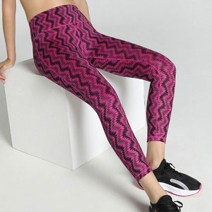 High Quality Women' Custom High Waist Gym Workout Fitness <b>Leggings</b> Solid Design Breathable Yoga Pants with Elastic Waist Closure - Product Image 6
