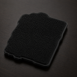 Patch en caoutchouc 3D gaufré Oxytag Rules The Hills, forme irrégulière, à coudre, personnalisable, prix de gros, OEM, patch 2026 - Product Image 4
