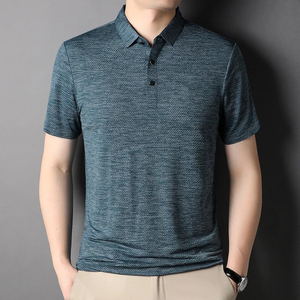 Polo de manga corta para hombre, corte ajustado, con logotipo personalizado – Diseño moderno para atuendos de negocios y casuales - Product Image 2