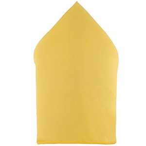 Pañuelo de Bolsillo Accesorio Moda Amarillo Liso - Product Image 2
