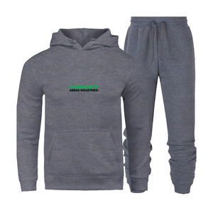 Ensemble de survêtement personnalisé pour homme, sweat-shirt à capuche en molleton bleu marine et pantalon de jogging, vêtements de sport et de détente - Product Image 6