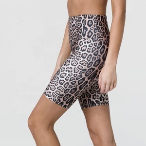 Gym short for Women's Gym Compression Shorts with Pattern Decoration Latest Design Activewear Clothing Hot Selling - Product Image 1