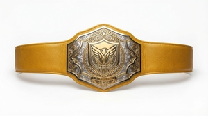 Cinturón de Campeonato de Alta Resistencia con Logotipo Personalizado y Nombre Grabado, Cinturón de Premio para Competencias Deportivas y Eventos - Product Image 4
