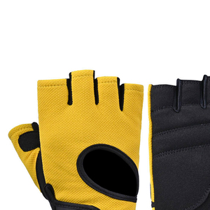 Professional Suede Weightlifting <b>Gloves</b> for Gym Fitness Training Sports Strong Grip Non-Slip Half-Finger Adjustable Wrist Strap - Product Image 2