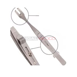 Pinzas de Precisión en Forma de U con Orificio Interior, de Acero Inoxidable, para Depilación, Modelado de Cejas, Extracción de Espolones, Cuidado de la Belleza, Antideslizantes - Product Image 3