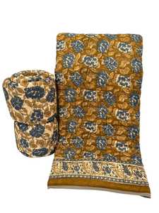 Edredones de Algodón Estampados a Mano con Bloques de Madera, Hechos a Medida, Ideales para la Reventa por Tiendas de Textiles para el Hogar y Artículos de Decoración - Product Image 1