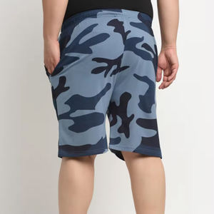 Shorts de sport décontractés 100 % coton pour hommes, style urbain, couleur unie, respirants, streetwear, service OEM, avec poches - Product Image 3