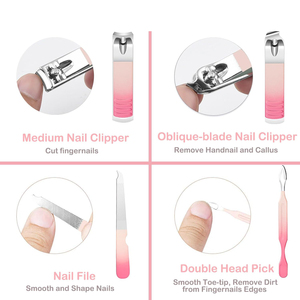 Ensemble professionnel de manucure et pédicure en acier inoxydable, outils de soin des ongles - Product Image 3