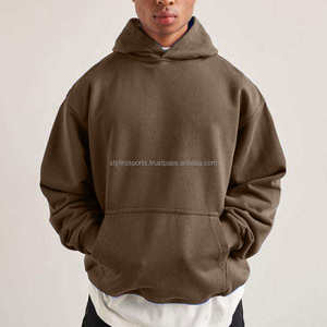 เสื้อฮู้ดดี้ผู้ชายผ้าฝ้าย/โพลีเอสเตอร์ 100% แบบเรียบ สไตล์สตรีทแฟชั่นฤดูหนาว ระบายอากาศได้ดี แห้งเร็ว รับผลิตแบบ OEM สกรีนโลโก้ได้ ทรงโอเวอร์ไซส์ ซิปหน้า แบบเรียบ ขายดี - Product Image 5