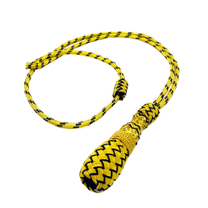 Accessoire décoratif artisanal personnalisable en forme de nœud de sabre avec pompon pour cosplay, exposition et collectionneurs - Product Image 1