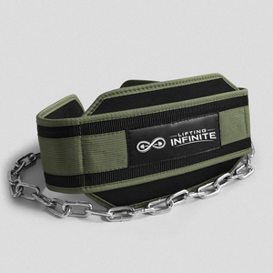 Custom Lifting Infinite <b>Weight</b> Lifting <b>Belt</b> <b>Chain</b> Adjustable Waist Support Neoprene Breathable Non-Slip for Strength Training - Product Image 1