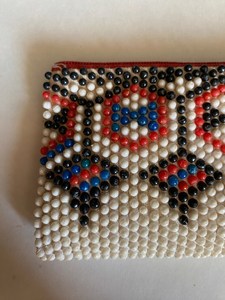 Porte-monnaie vintage perlé : Petite pochette zippée - Product Image 6