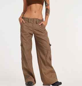 Pantalons cargo d'hiver pour femmes, élégants et pratiques pour tous les jours, prix bas, plusieurs poches. - Product Image 3
