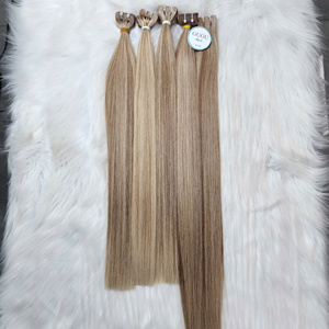 Extensions de cheveux à clipser, couleur 613, cheveux vierges vietnamiens, super double drawn, pour femmes, longueur 16-32 pouces - Product Image 4