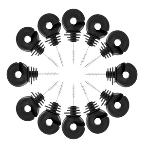Isolateurs de clôture électrique, isolateurs en spirale pour clôtures d'animaux de ferme - Product Image 1