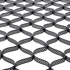 แผ่นตาข่ายกรวดขนาด 2 นิ้ว ความลึก 32.81 x 9.84 ฟุต รับน้ำหนักได้ 1880 ปอนด์ต่อตารางฟุต แผ่นตาข่ายระบายน้ำสำหรับพื้นหญ้าและป้องกันการอัดดิน - Product Image 6