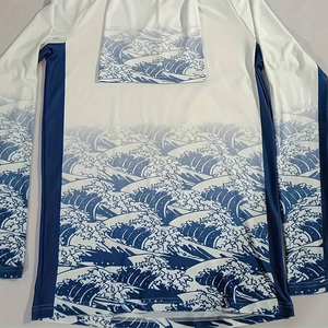 Hoodie de pêche imperméable personnalisé, lavable facilement, service OEM, meilleure qualité, léger, respirant, UPF 50, 100% polyester, long - Product Image 6