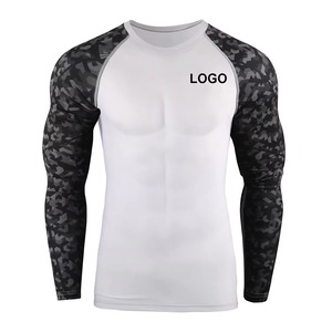 Custom Fitness <b>Compression</b> <b>Shirt</b> Rash Guard Lightweight Polyester Spandex OEM ODM Manufacturer Factory - Product Image 4