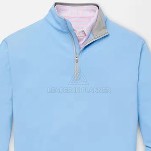 เสื้อสเวตเชิ้ตแบบซิปครึ่งตัวคุณภาพสูงสั่งทำได้ในราคาขายส่ง ยอดขายดีที่สุด เป็นมิตรกับสิ่งแวดล้อม สำหรับผู้ชาย - Product Image 3