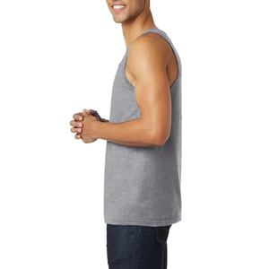 เสื้อกล้ามผู้ชายคุณภาพสูง 100% ผ้าฝ้าย ซึมซับเหงื่อ แห้งเร็ว เหมาะสำหรับออกกำลังกาย วิ่ง เทรนนิ่ง ฟิตเนส - Product Image 3