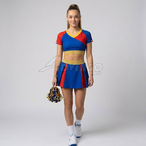 Uniformes de animadoras personalizados de fábrica para equipos escolares, grupos de baile, competencias y ropa deportiva - Product Image 3