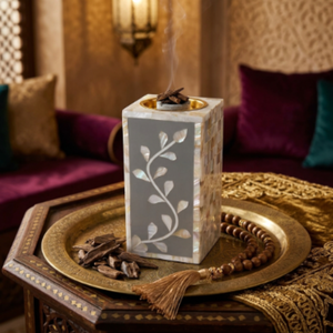Luxury Handcrafted Wooden Bakhoor Burner | Arabic Mabkhara Mubkhar Oud Incense Holder | Ramadan <b>Eid</b> Home Decor <b>Gift</b> Collection - Product Image 2