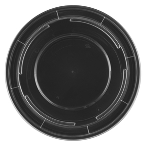 Round disposable <b>container</b> with lid, size 24 inches. - Product Image 1