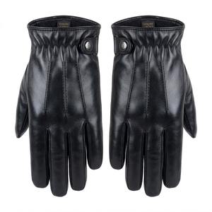 Guantes de Cuero Genuino Personalizados para Hombre/Mujer, Nuevos Guantes de Invierno para Exteriores, con Función de Pantalla Táctil, Ecológicos, Térmicos y Lisos - Product Image 3