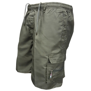 Shorts cargo pour homme de haute qualité, couleur unie, taille à cordon de serrage, séchage rapide, tissu Oxford, shorts décontractés en plusieurs couleurs - Product Image 5