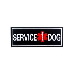 Service Dog ผ้าพีวีซีสี่เหลี่ยมลายตัวอักษรสำหรับช่วยเหลือสุนัขแบบยุทธวิธีผ้าปะติดกระเป๋าหมวกและไหล่ - Product Image 3