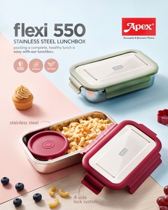 ANAX Stainless Steel <b>Lunch</b> <b>Box</b> Sealed Bento Food Container Portable Insulated Meal Prep <b>Box</b> for Office School Camping - Product Image 1