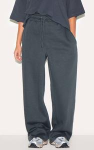 Ensemble de survêtement de sport d'hiver en molleton bouclette pour femme, taille 2XL, motif uni, t-shirt et pantalon de jogging taille haute, 2 pièces - Product Image 6