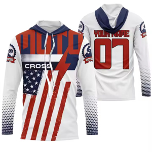 Maillots de motocross personnalisés de haute qualité pour adultes, grandes tailles, équipement de course respirant pour ATV, moto tout-terrain, course automobile - Product Image 3
