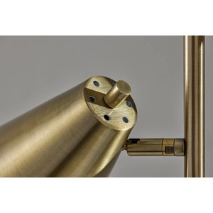 Lampe de table moderne en laiton avec abat-jour amovible de qualité supérieure, multifonctionnelle et durable, éclairage écologique pour la décoration de la maison Diwali - Product Image 3