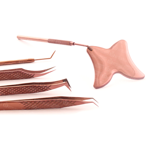 Japanese Stainless Steel Eyelash Extension Tweezers With <b>Mirror</b> Handle Private Label High Elasticity - Product Image 5