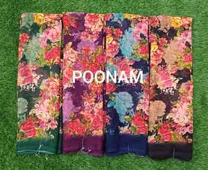 Exclusivo sari de georgette con diseño floral y blusa, tela de georgette suave, proveedor mayorista en línea, exportación a granel. - Product Image 4