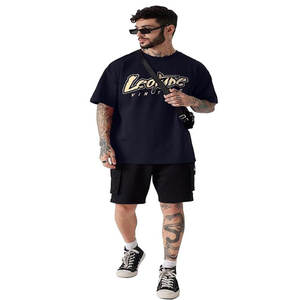 Nouveau t-shirt OEM de luxe lourd de haute qualité pour hommes t-shirts graphiques surdimensionnés personnalisés vêtements pour hommes - Product Image 6