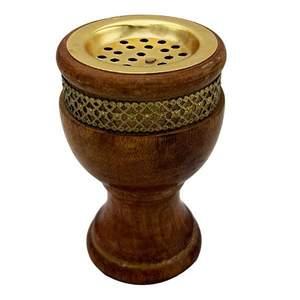 Lavie Creations LCa-24, brûleur d'encens en bois de bambou écologique anti-odeur, design tendance, cadeau festif pour le Ramadan et l'Aïd, élégant - Product Image 1