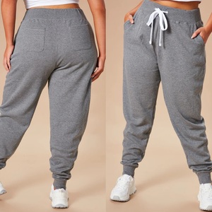 Pantalon de sport ample sur mesure, couleur unie, en molleton épais, coupe droite, et pantalon de survêtement décontracté, automne-hiver - Product Image 5