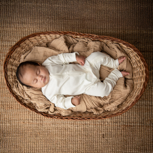 Ensembles de vêtements pour bébés bio Cot & Candy, combinaison zippée blanc cassé, lot de 3, style mignon, pantalons pour garçons nouveau-nés de 0 à 6 mois - Product Image 5
