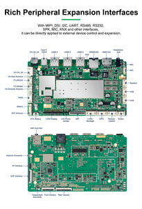 Placa Base Portworld MTK8786 Octa Core <span class=keywords><strong>Android</strong></span> <span class=keywords><strong>12</strong></span>, Pantalla Triple HD 2K, EDP MIPI LVDS, Computación de Borde AIoT para IOT - Product Image 4