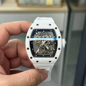 Reloj de Pulsera Deportivo de Fibra de Carbono con Movimiento de Esqueleto Cuadrado de 44 mm de Alta Calidad de Fábrica 3A/A, Resistente al Agua para Hombre - Product Image 4