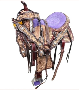 Silla de Montar Occidental de Nuevo Diseño 2026, Cómoda y de la Mejor Calidad, Hecha en Uttar Pradesh, de Cuero, la Mejor Oferta para Carreras de Caballos - Product Image 3