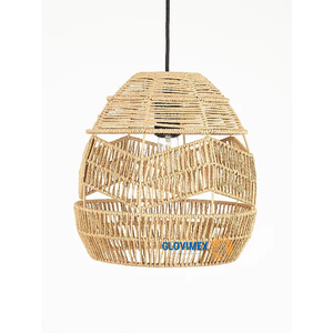 Trending Now Handwoven <b>Rustic</b> Seagrass Lampshade Eco-Friendly Lightweight Natural Pendant <b>Lighting</b> Indoor Home Decoration - Product Image 6