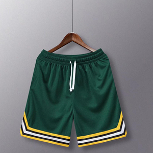Shorts de sport personnalisés de haute qualité pour hommes, 100 % polyester, double couche, en maille, pour la gym, vente en gros - Product Image 2