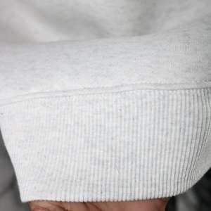 TWU ASH GREY <b>Mock</b> <b>Neck</b> Sweatshirt 100% BROWN Applique Embroidery wide <b>neck</b> Sweatshirt Finer Threads - Product Image 5